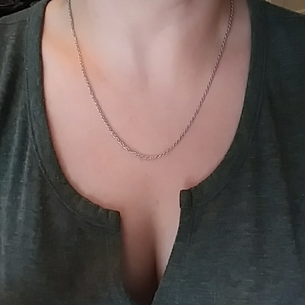 Stunning Silver Necklace by J Nina
